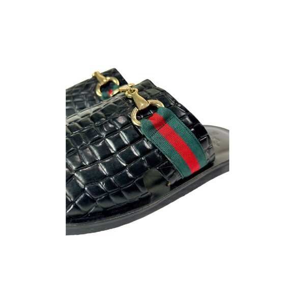 Mark Black Mens Italian Leather Sandals Shoes main image 7